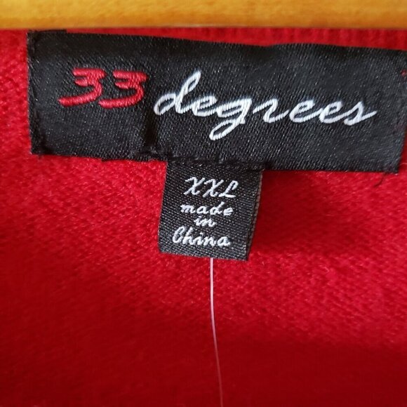 AMOUR Women's Graphic Sweater by Red 33 Degrees Size 2X NEW! - Picture 4 of 13